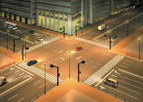 広幅員交差点照明