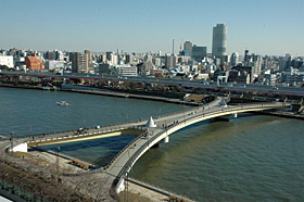 図1 桜橋全景(昼のイメージ)