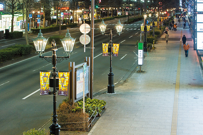 仙台駅西口 ガス灯 | 道路照明 道路 | 納入事例 | 岩崎電気